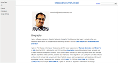 Desktop Screenshot of masoudmoshref.com