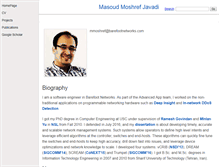 Tablet Screenshot of masoudmoshref.com